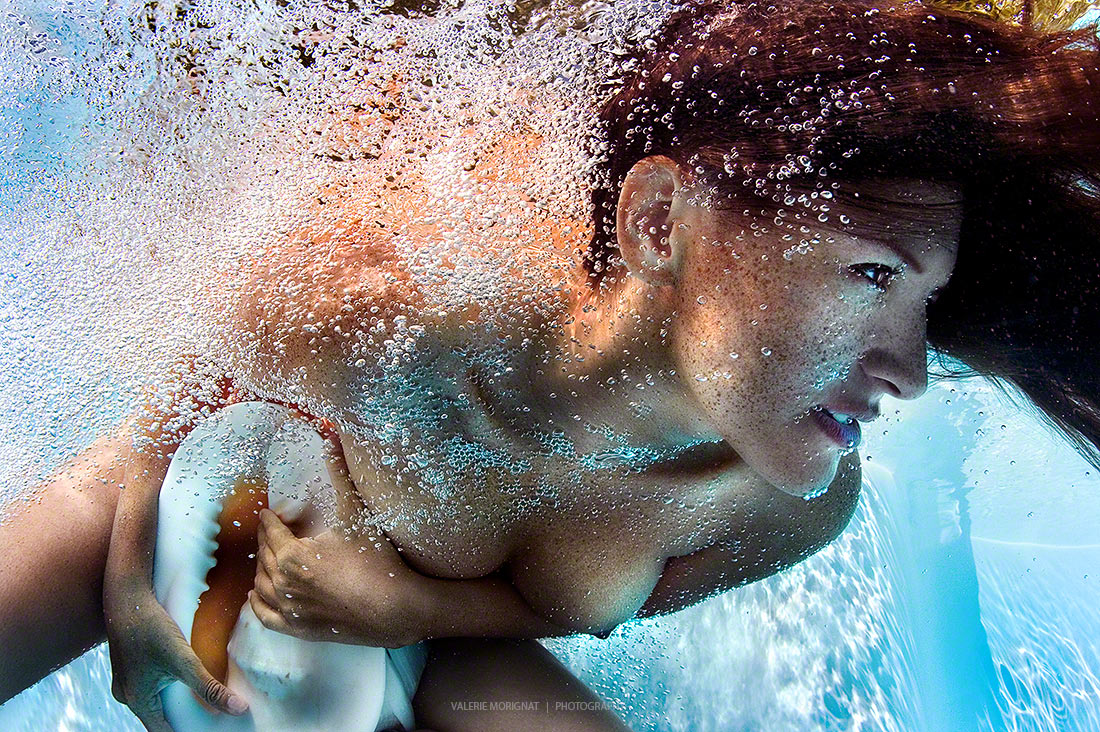 Venus Self-Portrait Underwater Photography by Valerie Morignat
